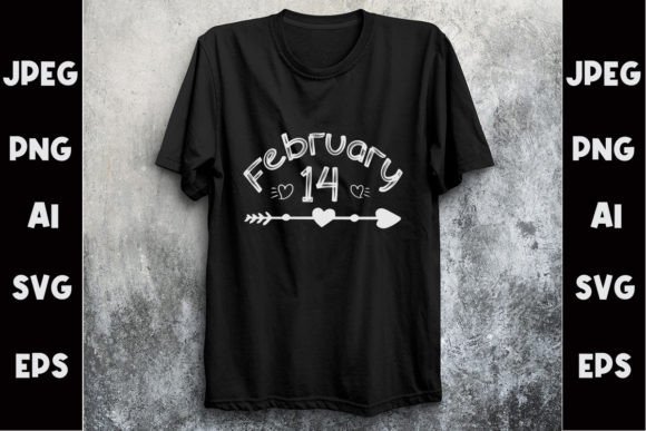 February 14 SVG T-Shirt Design: A Graphics & Print Template Review