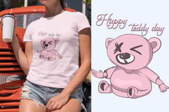 Happy Teddy Bear Day Illustration: Graphics & T-Shirt Review