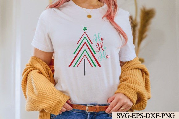 Ho Ho Ho Retro SVG Graphics for T-Shirt Designs