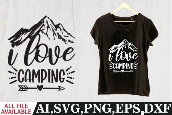 I Love Camping Svg: Graphics & T-Shirt Designs Review