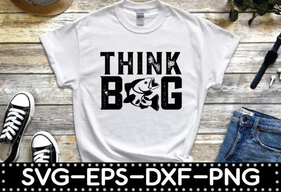Think Big T-Shirt SVG Graphics for Brand Design