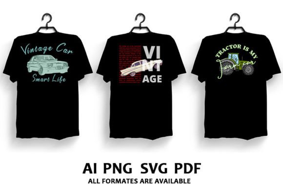 Vintage Car T-Shirt Design Bundle V.4 Review