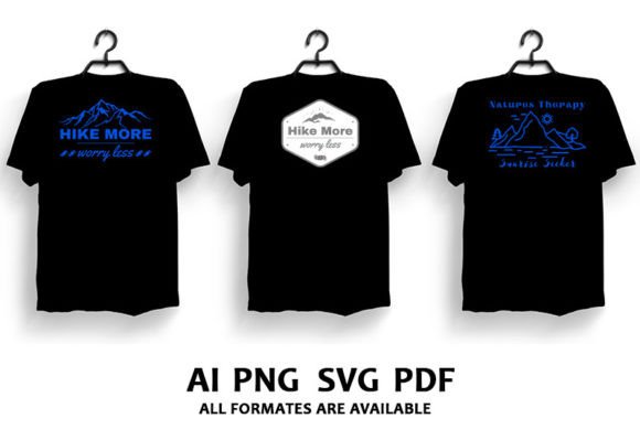 Wild Hiking T-shirt Designs Bundle V.1 Graphics Review